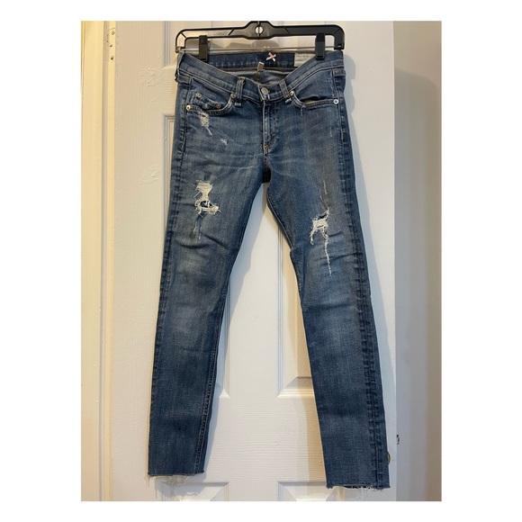 rag & bone Denim - Rag & bone Distressed Skinny Jean